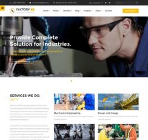 Factory Plus - Industry / Factory / Engineering and Construction Business WordPress Theme