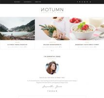 Notumn - Responsive Modern Minimalistic Blog