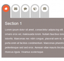 Bootstrap CSS Tab Style 51