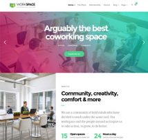 Workspace - Creative Office Space WordPress Theme