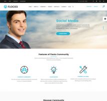 Flocks - Business, Social Networking, and Community WordPress Theme