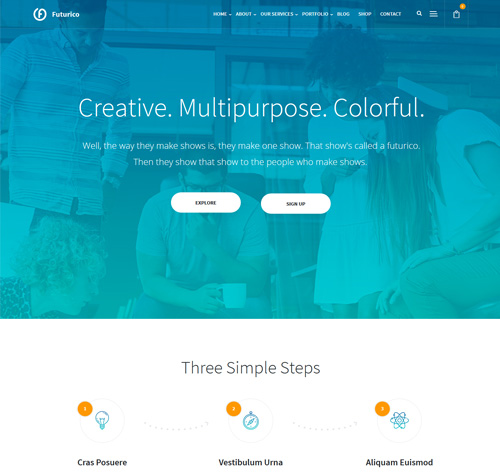 Futurico - Business WordPress Theme