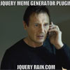 jQuery Meme Generator Plugin