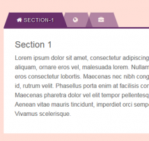 Bootstrap CSS Tab Style 54