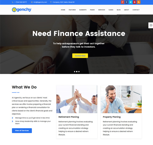 Agenchy - Modern Multipurpose Drupal 8 Theme