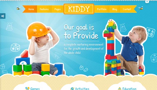 Kids & Children Wordpress Themes