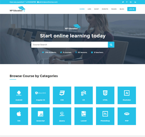 WP Education – The Ultimate WordPress LMS Theme for Educational Sites