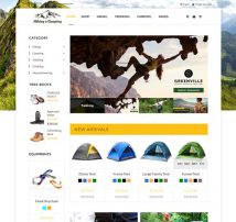 Hiking and Camping: An Outdoor Shopping Experience Shopify Theme