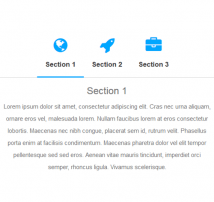 Bootstrap CSS Tab Style 62