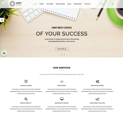 Unify – Multipurpose Joomla Template