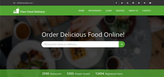 Viavi - Food Delivery Script