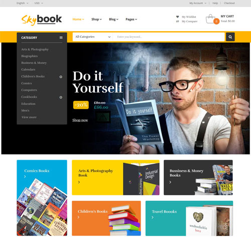 VG Skybook - WooCommerce Theme For Book Store