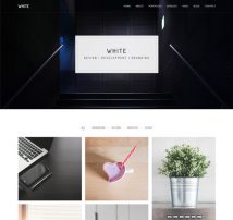 White – Minimal Portfolio WordPress Theme