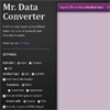 Mr. Data Converter : Convert Excel data into JSON & XML