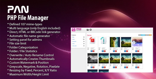 PAN PHP File Manager