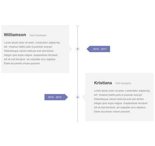 CSS Timeline Style 19