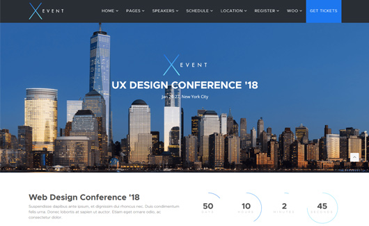 XEvent - Event & Conference WordPress Theme