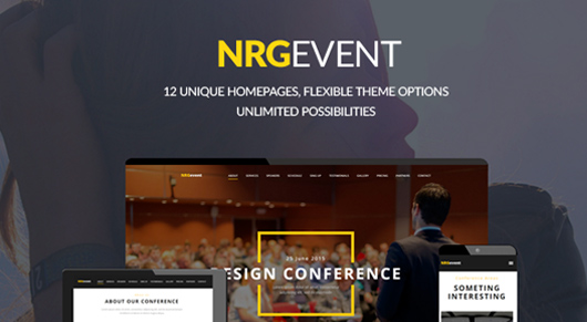 NRGevent - Conference & Event WordPress Theme