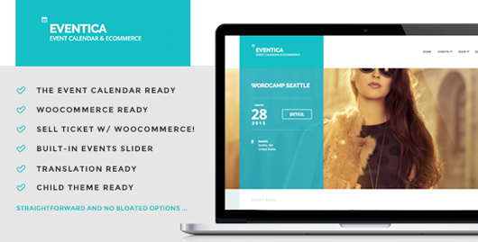 Eventica - Event Calendar & Ecommerce WordPress Theme