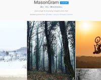 MasonGram : jQuery Instagram feed Plugin