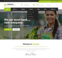 Greengia - Gardening, Lawn and Landscaping WordPress Theme