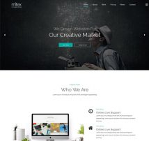 Mitex - One Page WordPress Theme