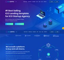 ICOs Crypto - Bitcoin, Cryptocurrency & ICO Landing WordPress Theme