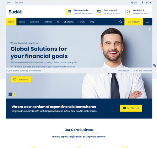 Buckle - Multi-Concept Responsive Joomla Template