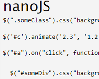 nanoJS : JS library for DOM Manipulation