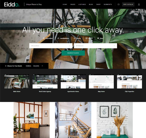 Eiddo - A Theme for Real Estate Agencies and Realtors