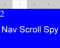 jQuery Nav Scroll Spy Plugin