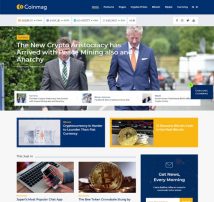 Coinmag - CryptoCurrency Blog WordPress Theme