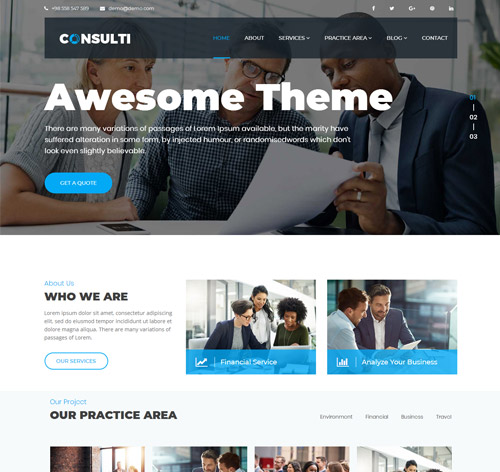 Consulti - Consulting & Business Joomla Template