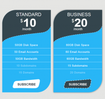 Pricing Table Style 87