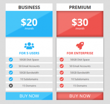 Pricing Table Style 94