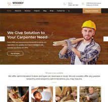 Woodex - Carpenter and Craftman Business WordPress Theme