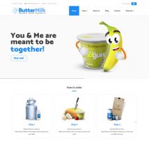 ButterMilk - Organic Dairy Farm VirtueMart Joomla Template