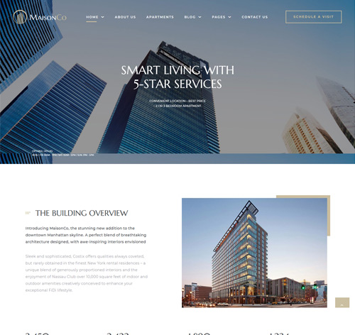 MaisonCo - Single Property WordPress Theme