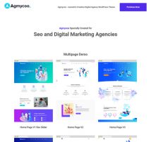 Agmycoo - Isometric Startup Creative Digital Agency WordPress Theme