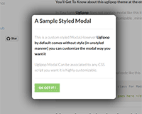 Uglipop.js : A Lightweight Non-fancy Modal/Lightbox