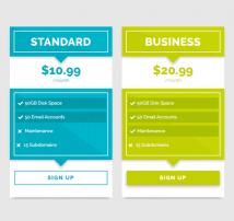 Pricing Table Style 157