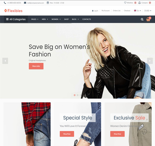 Flexibles - Fashion VirtueMart Template