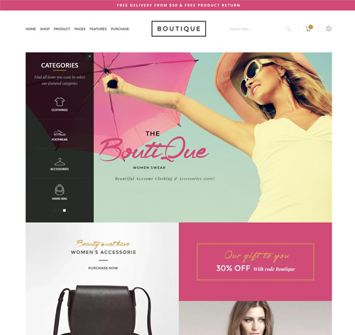 Boutique - Responsive Magento Theme