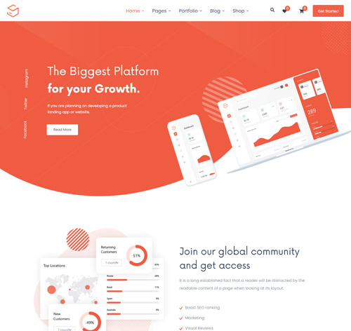 Sofbox - Tech & SaaS Multipurpose Software Landing Page