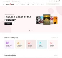 Bookworm - Bookstore & Bookshop WooCommerce Theme