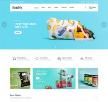 Ecolife - Organic WooCommerce WordPress Theme