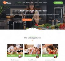 Muka - Bakery and Cooking Classes Joomla Template