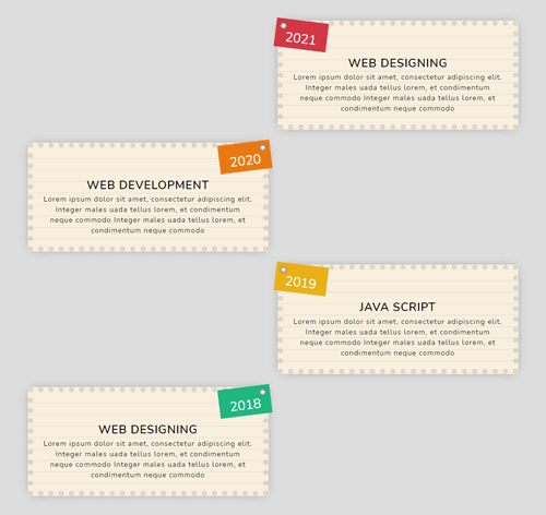 CSS Timeline Style 160