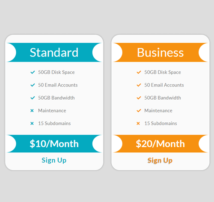 Pricing Table Style 257