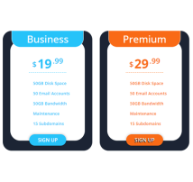 Pricing Table Style 312